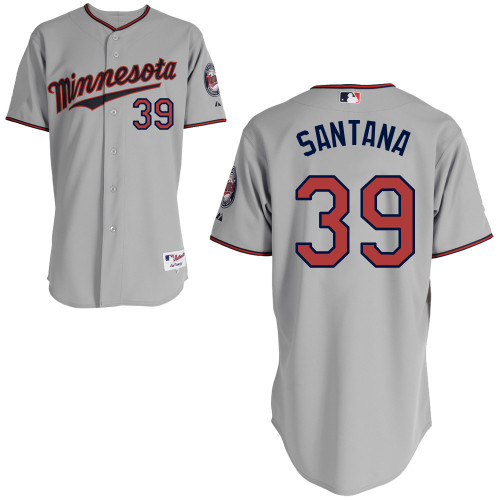 Danny Santana #39 MLB Jersey-Minnesota Twins Men's Authentic 2014 ALL Star Road Gray Cool Base Baseball Jersey